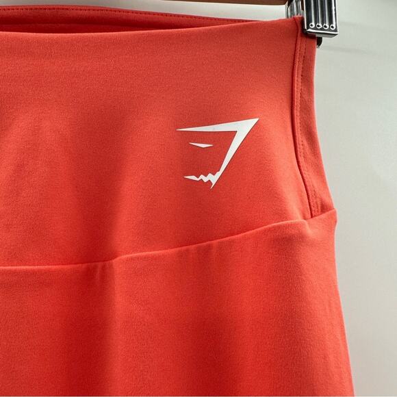 Gymshark Pink Orange Mid Rise Capri Leggings Sz‎ XS - Picture 2 of 8